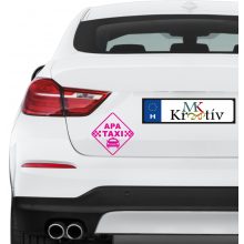 Apa Taxi 2 autós matrica több méretben