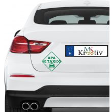 Apa Taxi 2 autós matrica több méretben