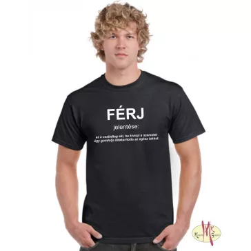 Kereknyakú Póló - FÉRJ jelentése: