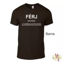 Kereknyakú Póló - FÉRJ jelentése: