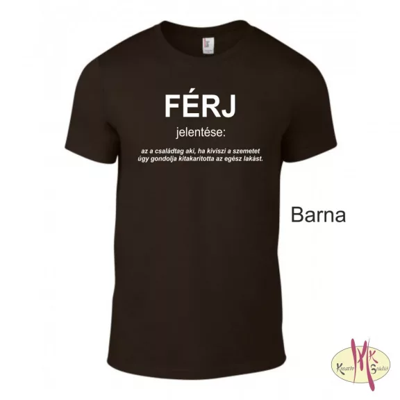 Kereknyakú Póló - FÉRJ jelentése: