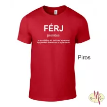 Kereknyakú Póló - FÉRJ jelentése: