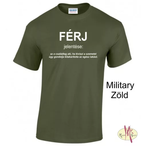 Kereknyakú Póló - FÉRJ jelentése: