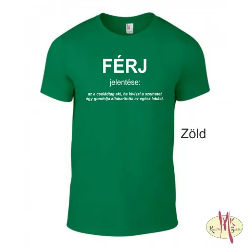 Kereknyakú Póló - FÉRJ jelentése: