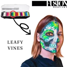 Fusion csíkos arcfesték paletta – Sugar Skull