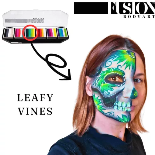Fusion csíkos arcfesték paletta – Sugar Skull