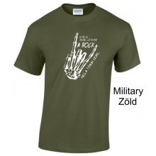 Póló - 2 féle zene létezik, a ROCK meg a többi szar