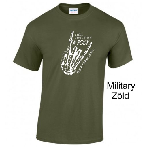 Póló - 2 féle zene létezik, a ROCK meg a többi szar