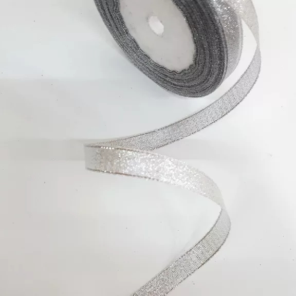 Szatén szalag - Glitteres 12 mm több színben