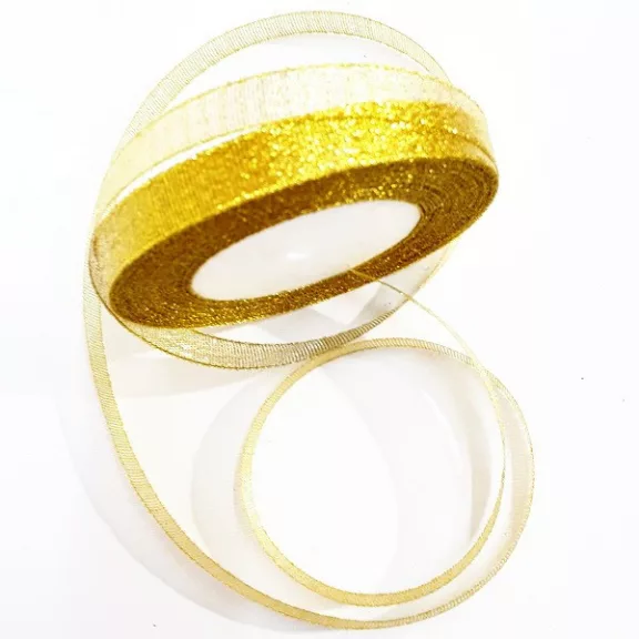 Szatén szalag - Glitteres 12 mm több színben