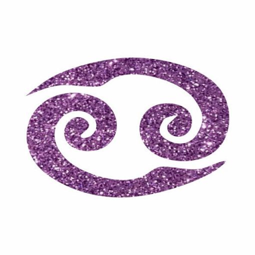 Csillámtetoválás sablon - Csillagjegyek Rák 494