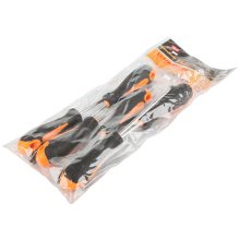 6 darabos mágneses csavarhúzó készlet, gumírozott nyéllel, különböző fejekkel