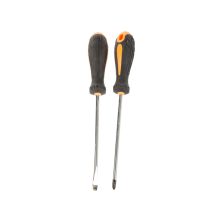 6 darabos mágneses csavarhúzó készlet, gumírozott nyéllel, különböző fejekkel