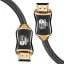 HDMI 2.1 kábel, Ultra High Speed, 8K 60Hz, 4K 120Hz, HDR, eARC, VRR támogatás, aranyozott csatlakozók, 2 méter, prémium minőség