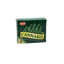 HEM Cannabis illatú füstölő kúp 10db/cs