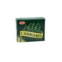 HEM Cannabis illatú füstölő kúp 10db/cs