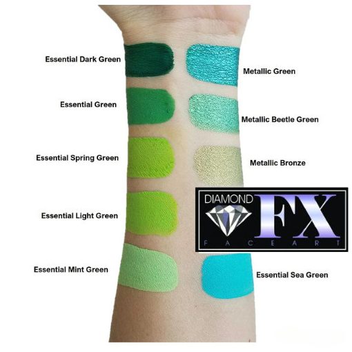Diamond FX arcfesték - Zöld - Essential Green 90 gramm