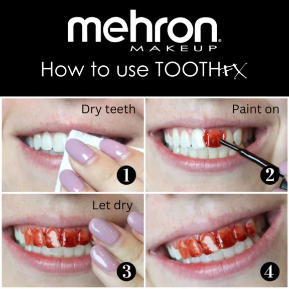 Mehron Tooth FX - Fog festék Blood Red
