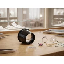 0x nagyítású ékszerész zsebnagyító 30 mm átmérőjű precíziós lencsével