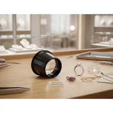 0x nagyítású ékszerész zsebnagyító 30 mm átmérőjű precíziós lencsével