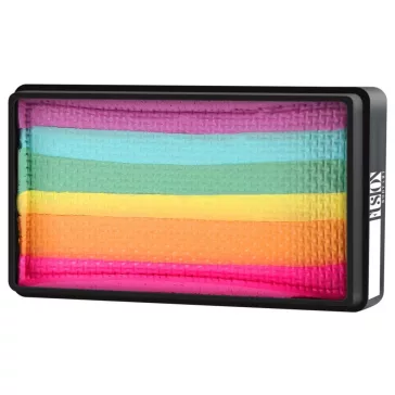 Fusion csíkos arcfesték Pastel Rainbow 30gr