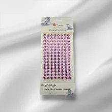 Strasszkő 8mm lila 120db/cs