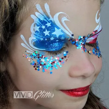   VIVID Glitter csillámkrém  Let's Party 12 színű paletta