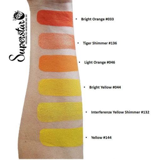 Superstar arcfesték - Gyöngyház Tigris narancs 16g /Tiger 136/