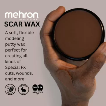 Mehron Scar Wax – Dark (40 g)