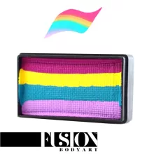 Fusion csíkos arcfesték Spring Rainbow 30gr