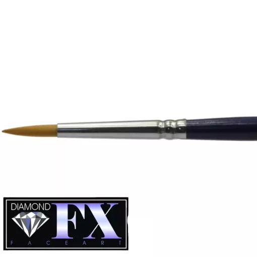 Diamond Fx Hegyes kerek arcfestő ecset 6-os