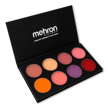 Mehron CHEEK Cream Palette – 8 Színű Krémpirosító Paletta, profi sminkeseknek