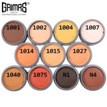 Grimas Dark Brown Pure arcfesték 2,5 ml 1001