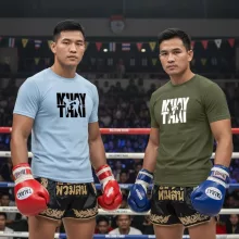 Muay Thai póló – Thai box grafika harcosoknak