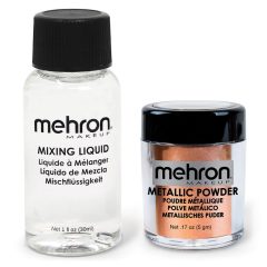Mehron Metallic Powder Cooper + - Mixing Liquid 