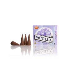 HEM Vanlla illatú füstölő kúp 10db/cs
