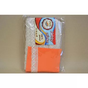Csipke 100% pamut 2cm-es beige