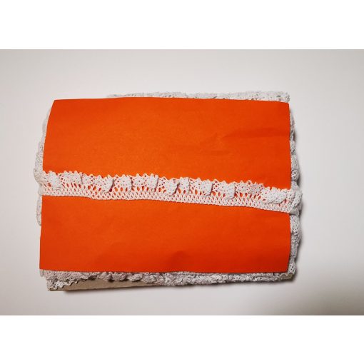 Csipke 100% pamut 1,5 cm-es fehér gumis