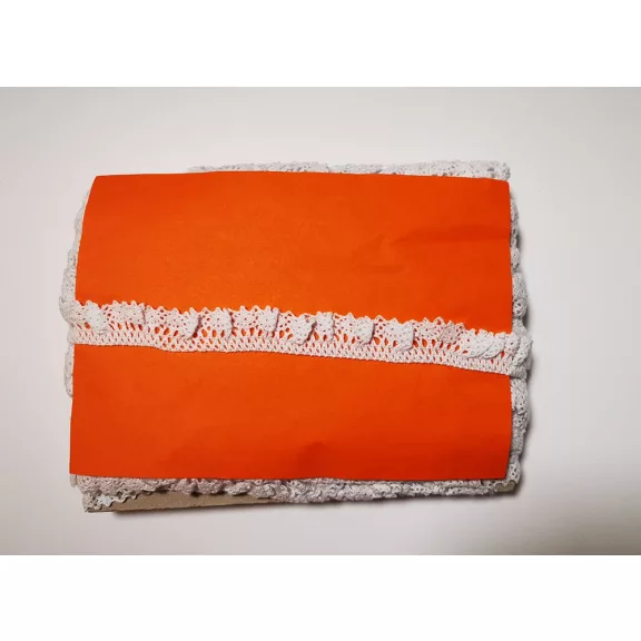 Csipke 100% pamut 1,5 cm-es fehér gumis