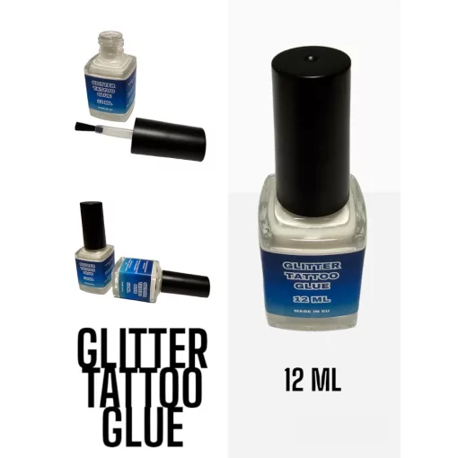 Csillámtetoválás, csillámpor ragasztó - 12ml