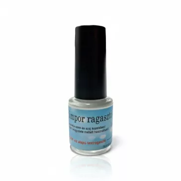 5 ml-es csillámtetoválás testragasztó, bőrbarát átlátszó ragasztó testfestéshez, vízálló csillámtetkó kellék.