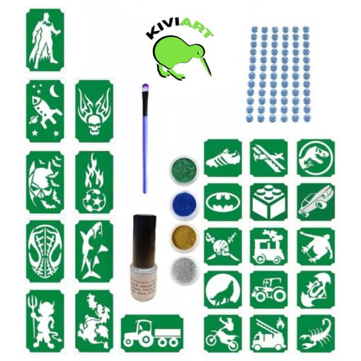 Csillámtetoválás szett - Fiúknak