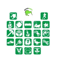 20 darabos fiús csillámtetoválás sablon készlet autókkal és dinoszauruszokkal