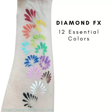   Diamond FX -arcfesték- 12 alap színű paletta 12x10g  "Essential"
