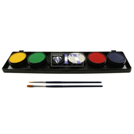 Diamond FX 6 színű arcfesték készlet - Alap színek 6x10g "Essential"