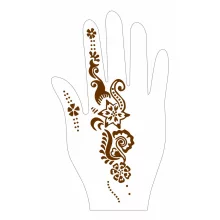 Mk Body Deco Henna sablon -  Kézre 2