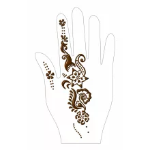 Mk Body Deco Henna sablon -  Kézre 2