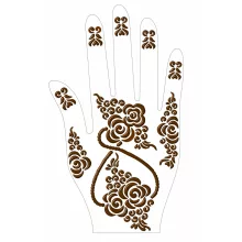 Mk Body Deco Henna sablon - Kézre 3