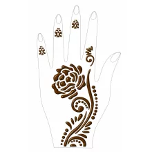 Mk Body Deco Henna sablon - Kézre 5