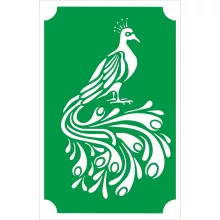 Mk Body Deco Henna sablon - Páva 7